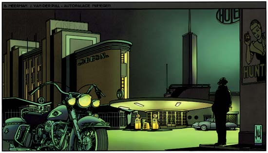 Green Harley by Joost Veerkamp