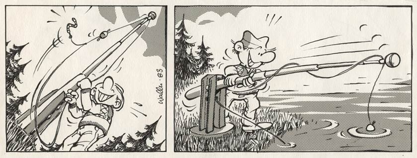 comic art by Wallu (Harri Vaalio)