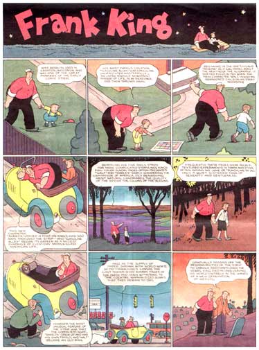 Frank King tribute by Chris Ware
