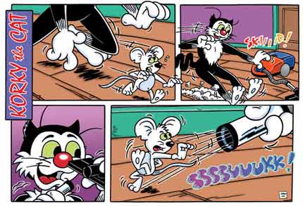 Korky the Cat, by Dave Windett