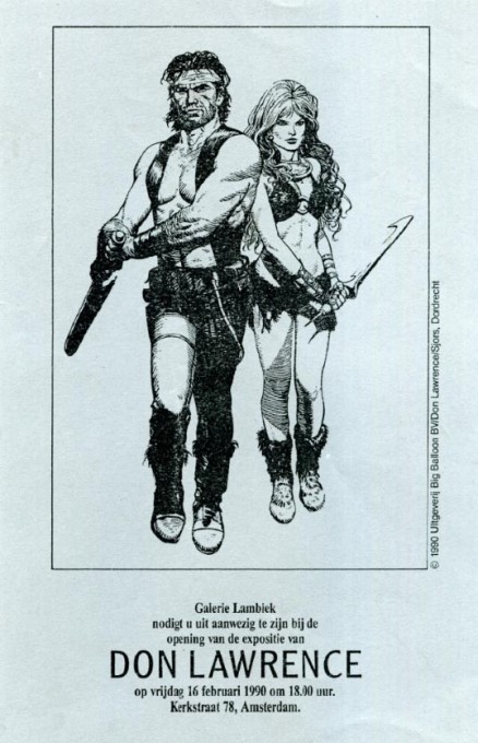 Don Lawrence expositie (februari 1990)