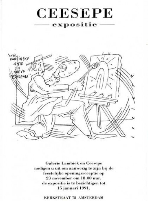 Expositie Ceesepe (november 1990)