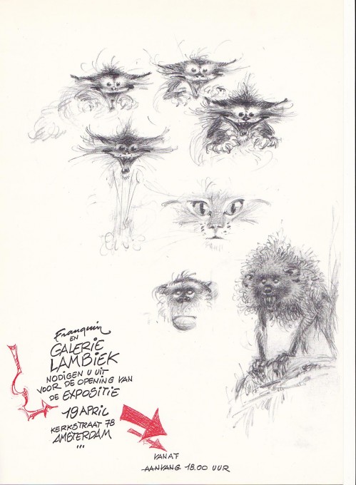 Expositie André Franquin (april 1991)
