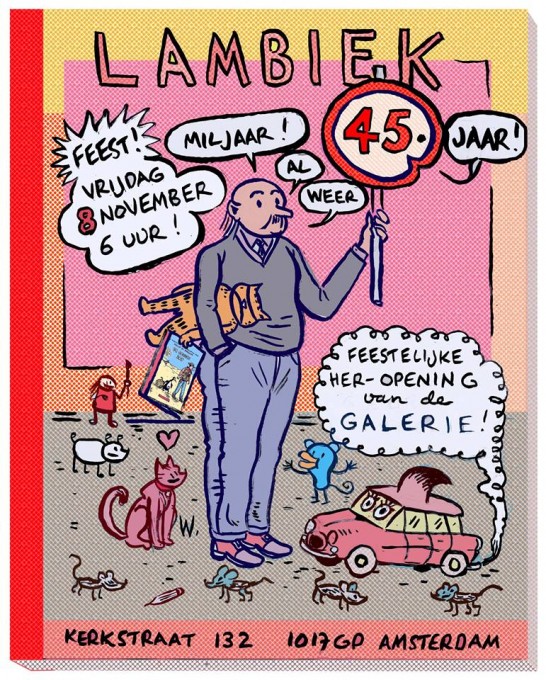 45 jaar Lambiek en heropening galerie