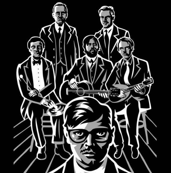 Strip en muziek performance: Kafka Band in EYE Amsterdam