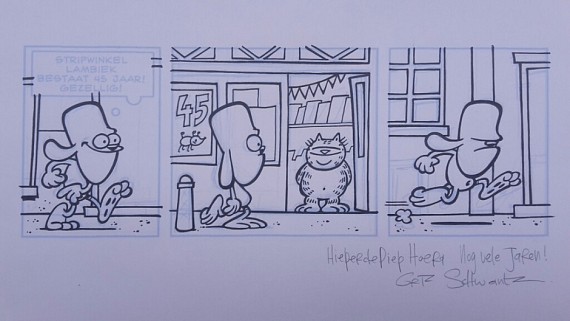 Signeersessie Schwantz in Lambiek