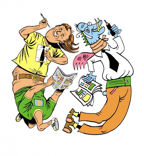 Signeersessie Charles Guthrie en Berend Vonk