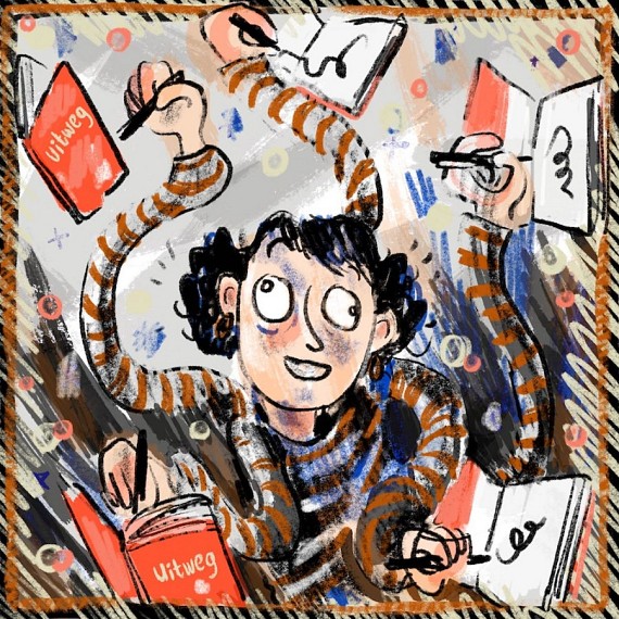 Dubbelsigneersessie B. Carrot en Sarah Pannekoek