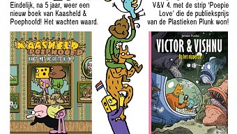 Dubbele Boekpresentatie en knotsgekke Lamelos veiling in Galerie Lambiek!