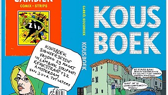 Gabriël Kousbroek signeert Kousboek bij Lambiek