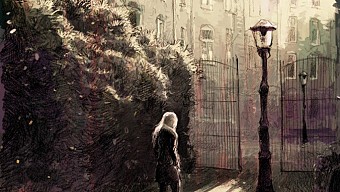 Jan Cleijne exposeert schilderijen in Galerie Lambiek.