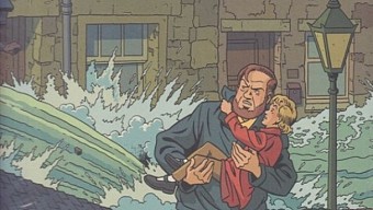 Signeersessie Blake en Mortimer door Peter van Dongen